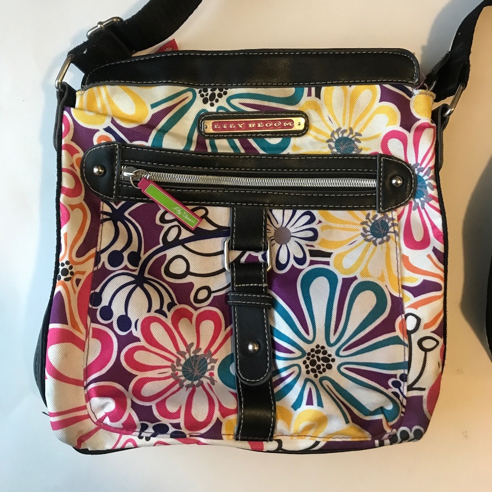 Lily Bloom Boho Floral Print Crossbody Bag